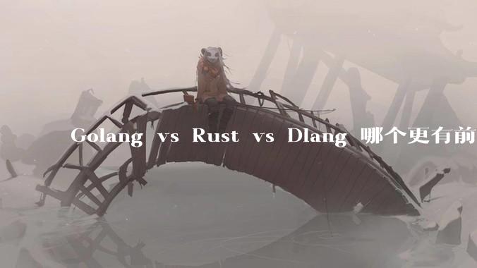 Golang vs Rust vs Dlang 哪个更有前途，哪位大牛这 3 门语言都用过？