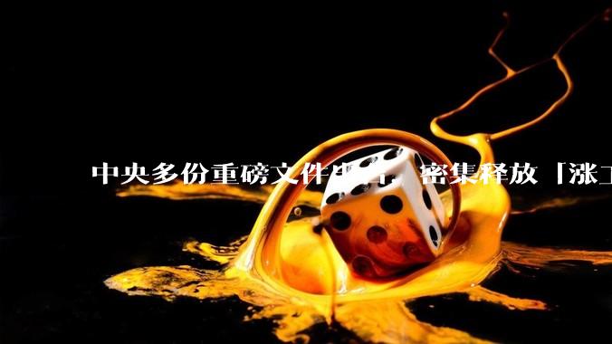 中央多份重磅文件出台，密集释放「涨工资」「提高居民收入」的信号，这背后有何深意？